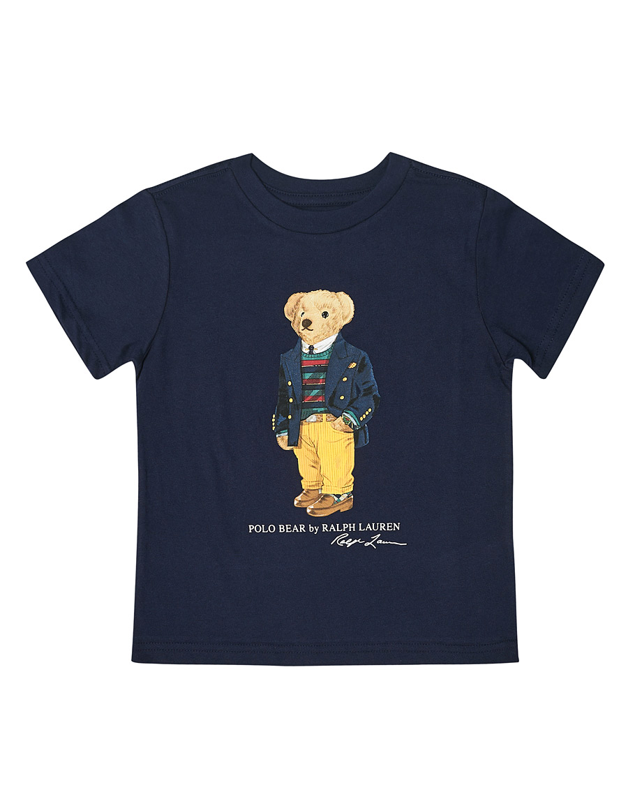 Herre | T-Shirts | Polo Ralph Lauren | Printed Bear Crew Neck Kids Tee Cruise Navy
