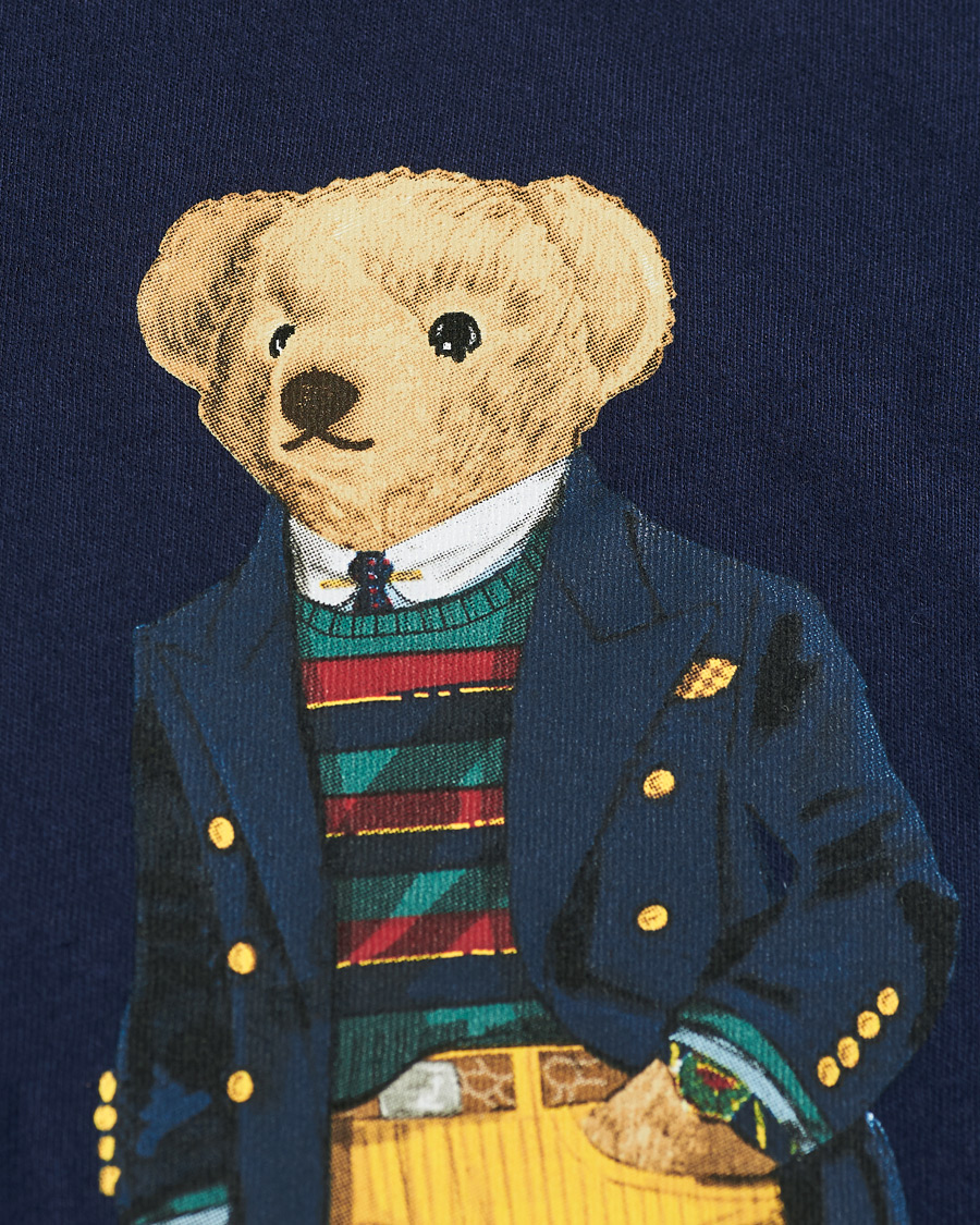 Herre | T-Shirts | Polo Ralph Lauren | Printed Bear Crew Neck Kids Tee Cruise Navy