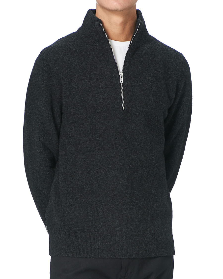 Herre | Trøjer | Filippa K | Andrew Yak Sweater Charcoal Melange