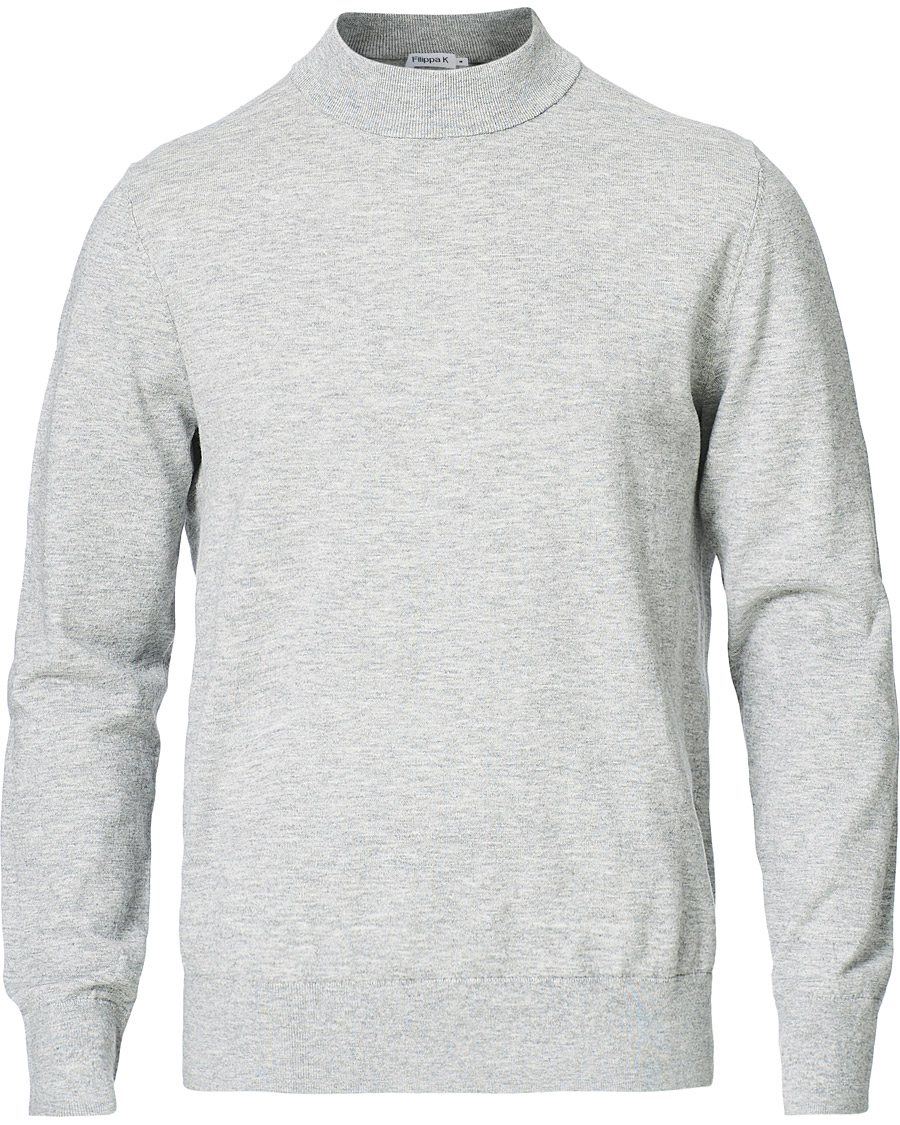 Herre | Trøjer | Filippa K | Eli Sweater Light Grey Melange
