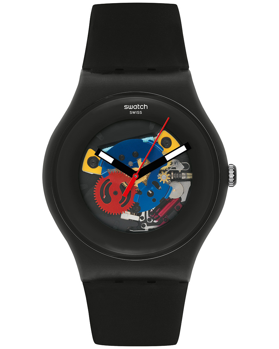 Herre | Swatch Black Lacquered Again | Swatch | Black Lacquered Again