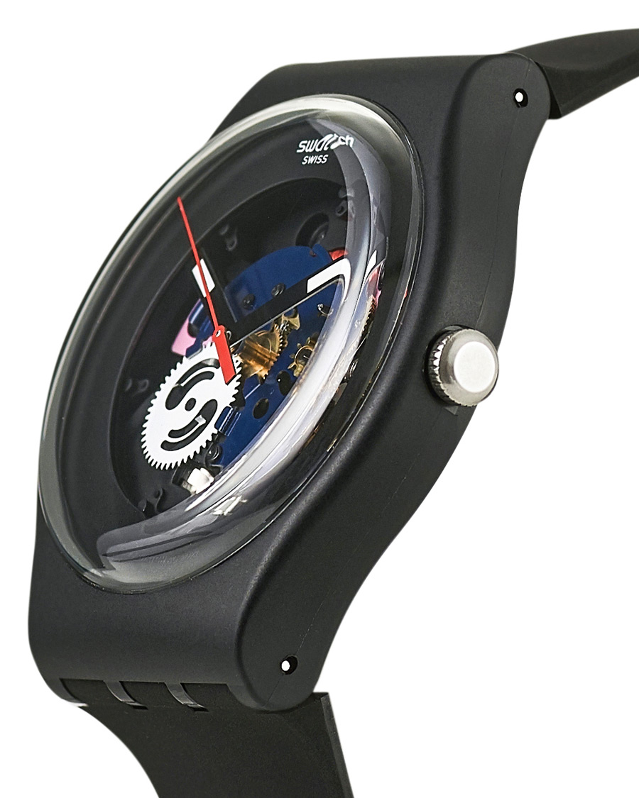 Herre | Swatch Black Lacquered Again | Swatch | Black Lacquered Again