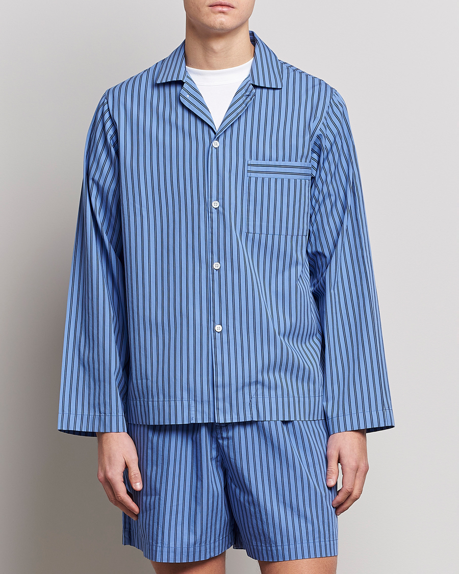 Herre | Gaver til særlige lejligheder | Tekla | Poplin Pyjama Shirt Boro Stripes