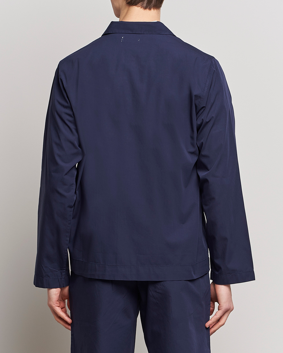 Herre | Pyjamas & Morgenkåber | Tekla | Poplin Pyjama Shirt True Navy