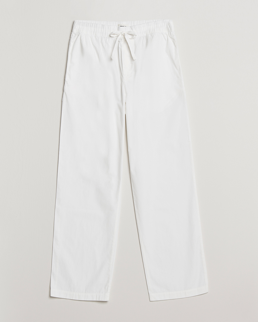 Herre | Pyjamas & Morgenkåber | Tekla | Poplin Pyjama Pants Alabaster White
