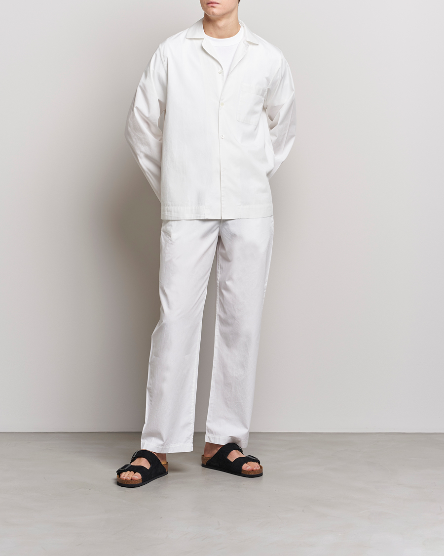 Herre | Pyjamas & Morgenkåber | Tekla | Poplin Pyjama Pants Alabaster White