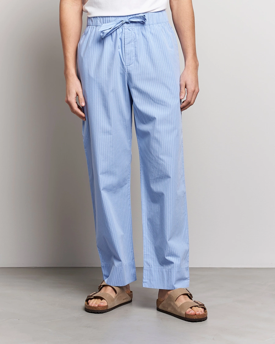 Herre | New Nordics | Tekla | Poplin Pyjama Pants Pin Stripes