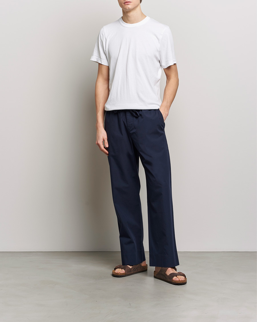 Herre | Pyjamas & Morgenkåber | Tekla | Poplin Pyjama Pants True Navy