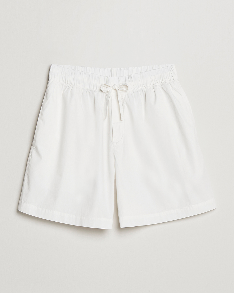 Herre | Pyjamas & Morgenkåber | Tekla | Poplin Pyjama Shorts Alabaster White