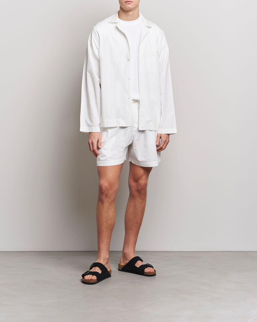 Herre | Pyjamas & Morgenkåber | Tekla | Poplin Pyjama Shorts Alabaster White