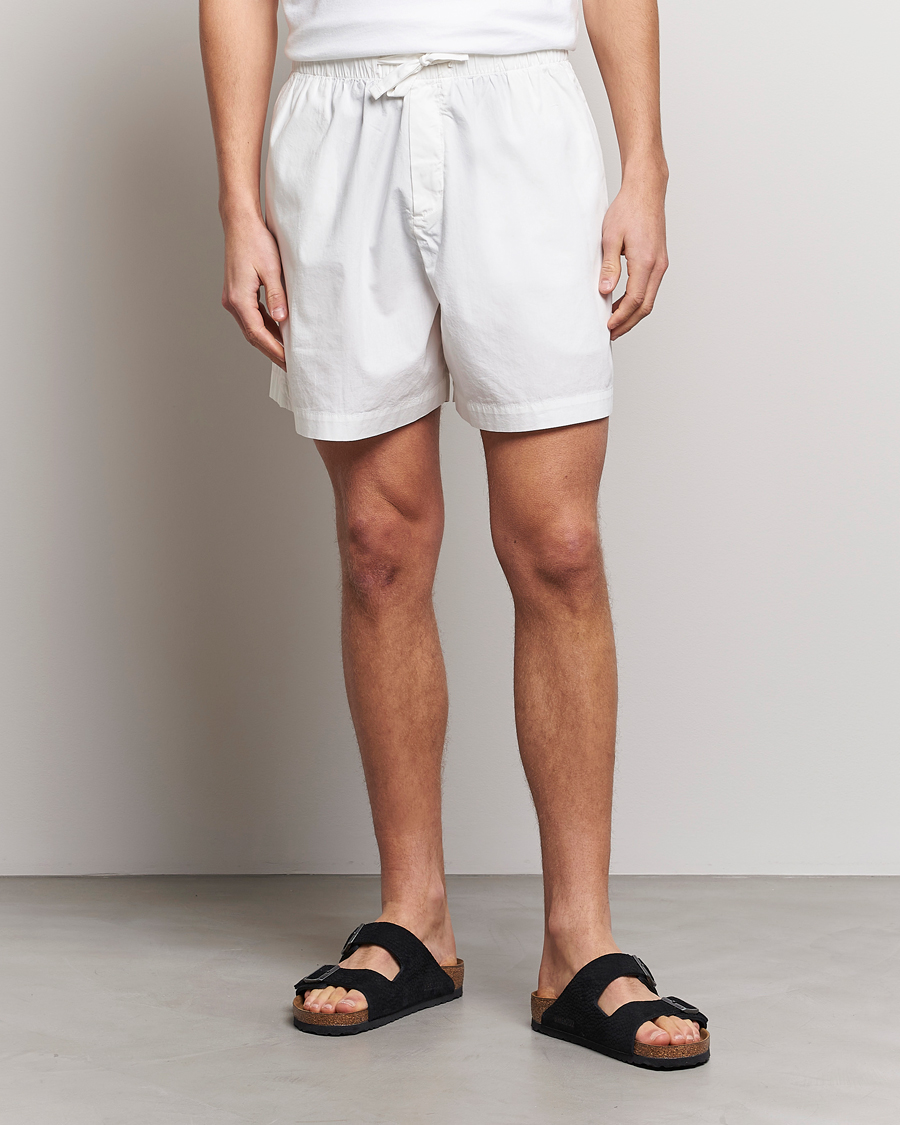 Herre |  | Tekla | Poplin Pyjama Shorts Alabaster White