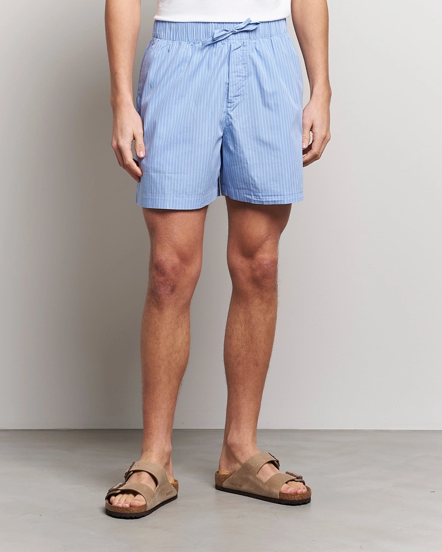 Herre | Loungewear | Tekla | Poplin Pyjama Shorts Pin Stripes