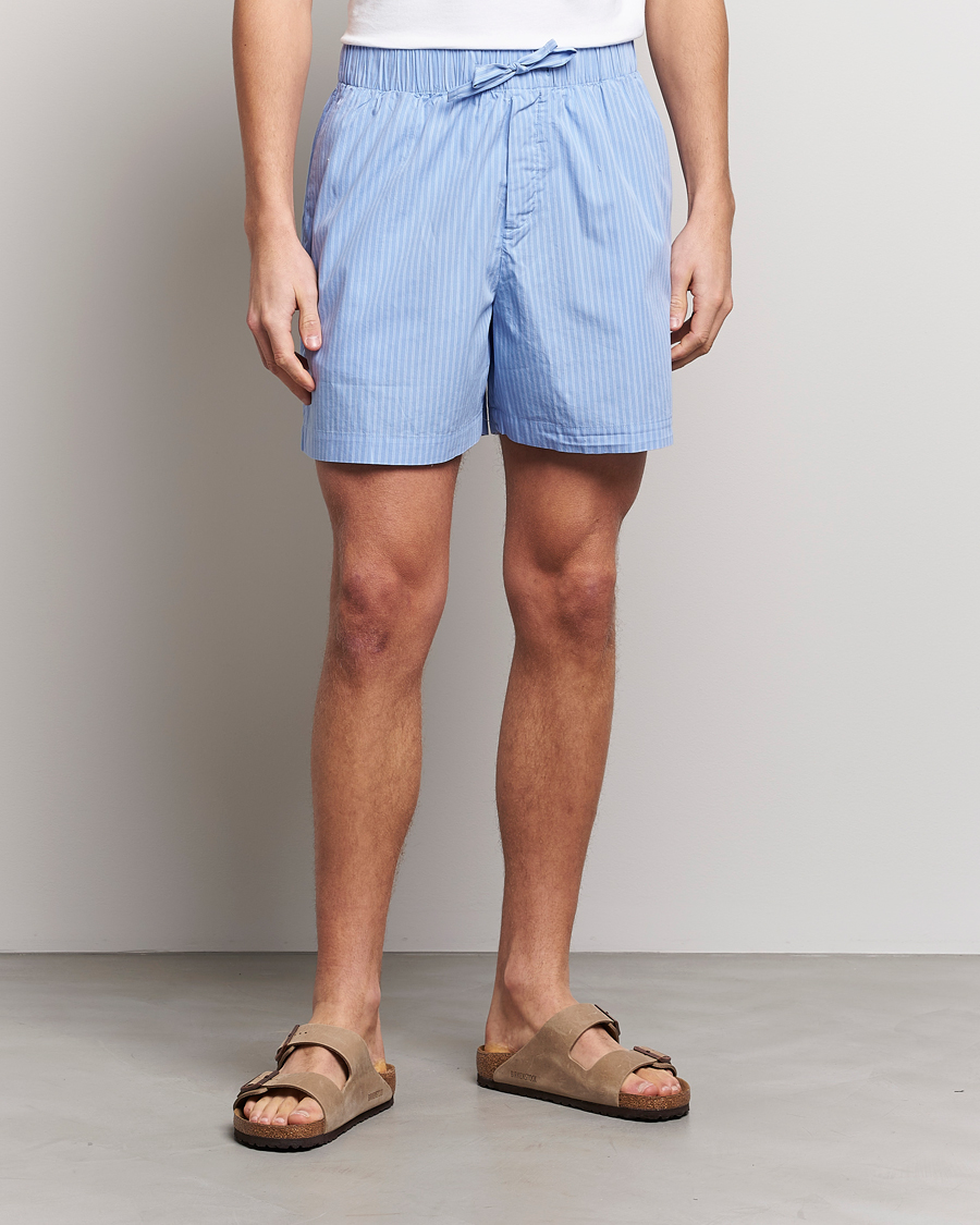 Herre | Tøj | Tekla | Poplin Pyjama Shorts Pin Stripes