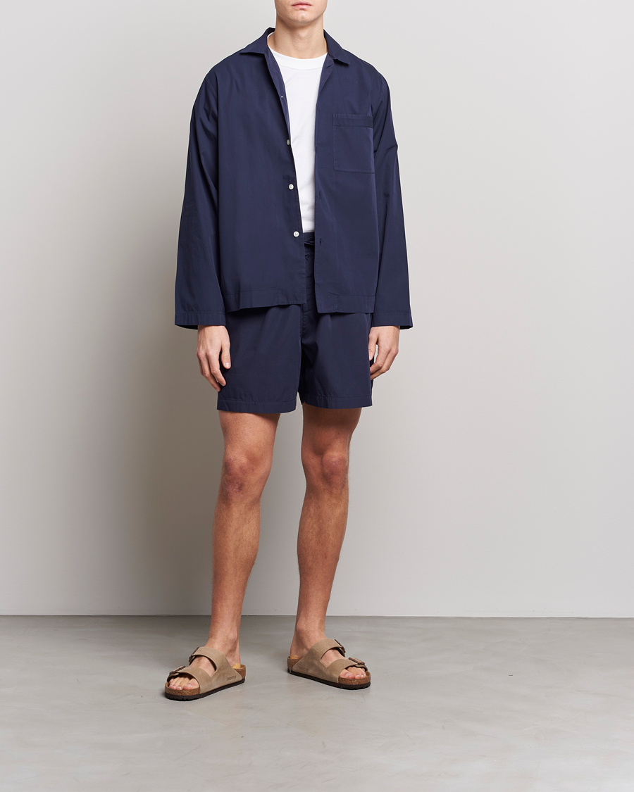 Herre | Pyjamas & Morgenkåber | Tekla | Poplin Pyjama Shorts True Navy