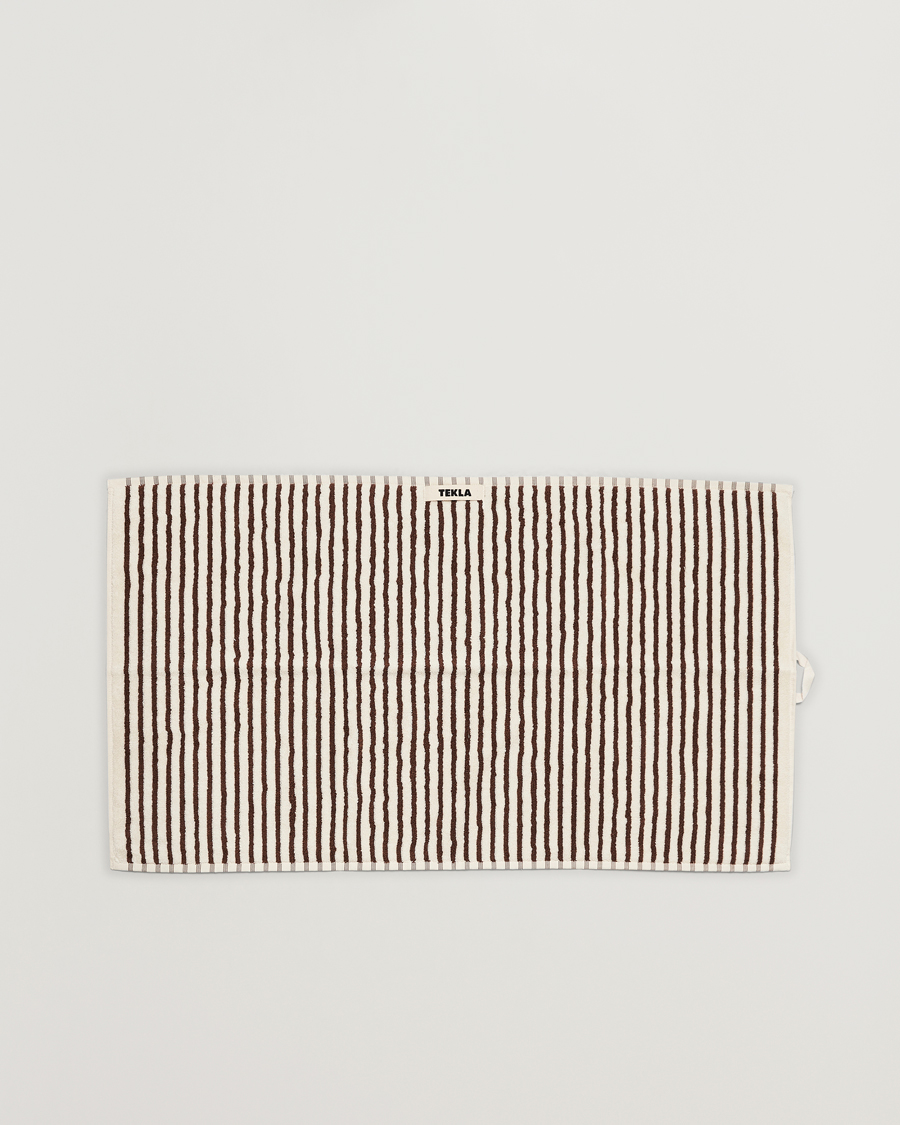 Herre | New Nordics | Tekla | Organic Terry Hand Towel Kodiak Stripes