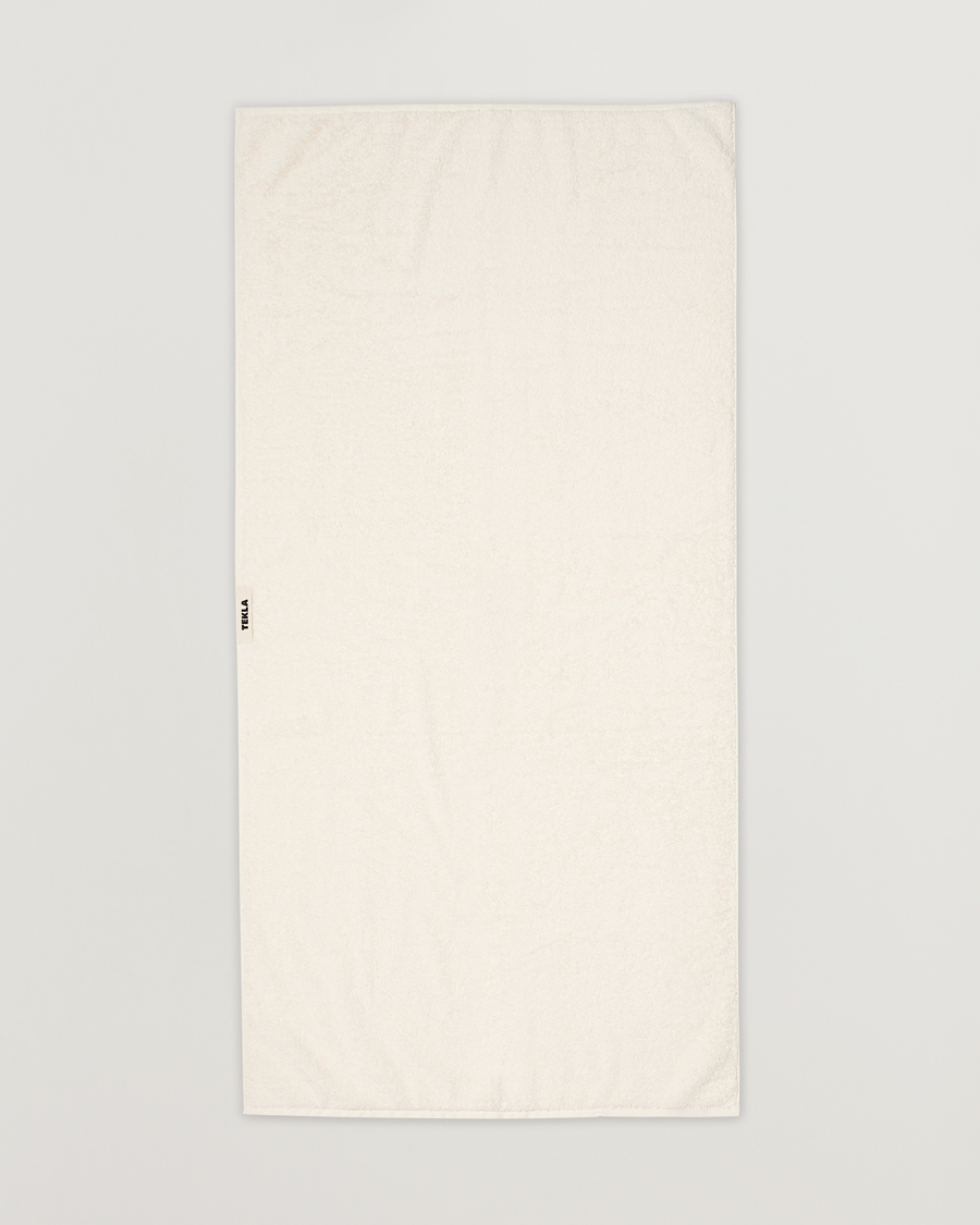 Herre | Tekstiler | Tekla | Organic Terry Bath Towel Ivory