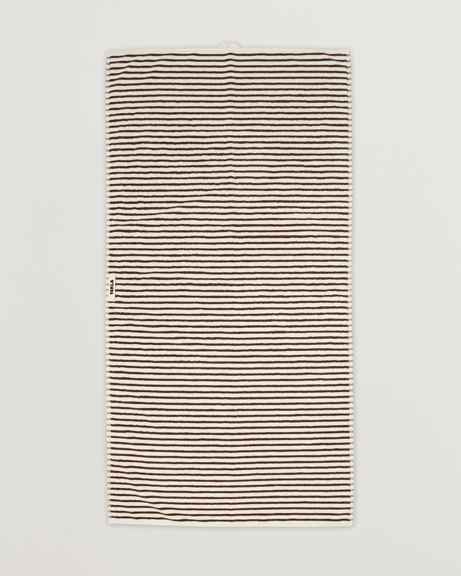Herre | Tekstiler | Tekla | Organic Terry Bath Towel Kodiak Stripes