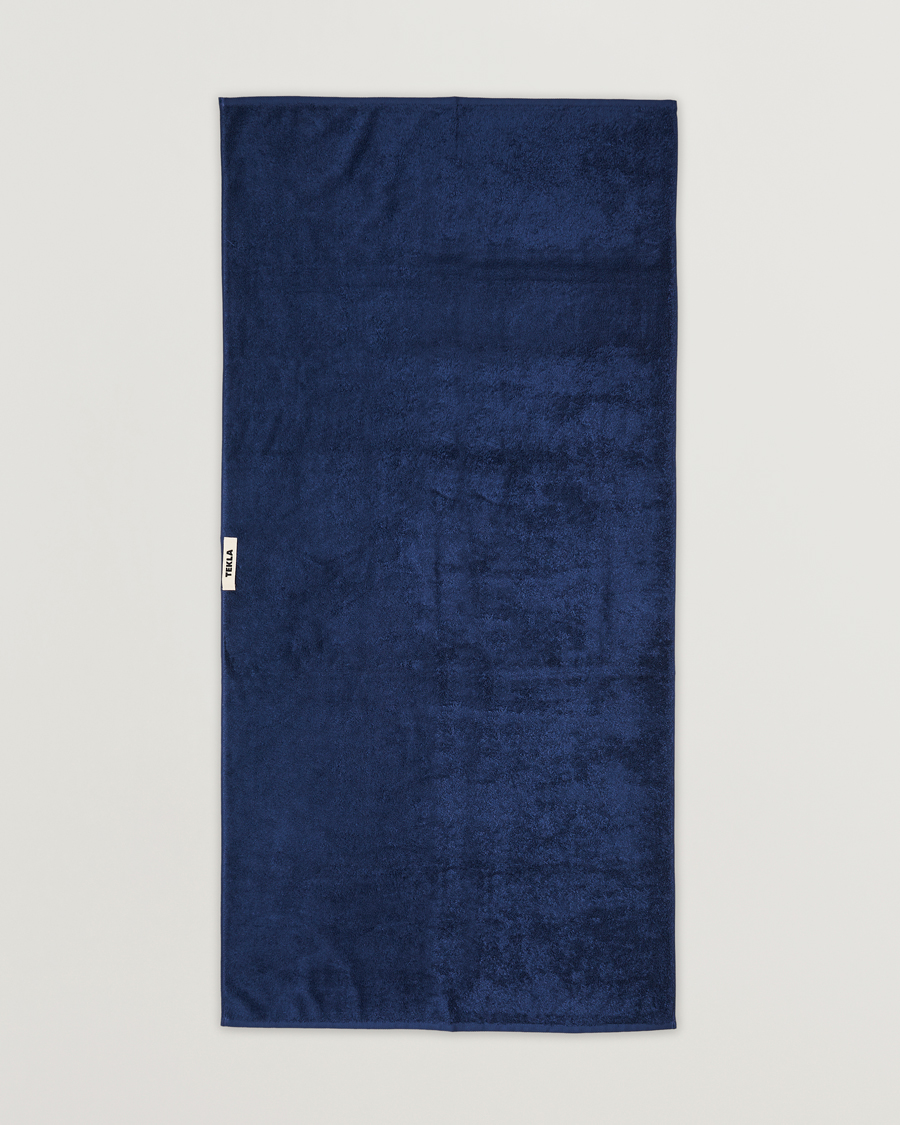 Herre |  |  | Tekla Organic Terry Bath Towel Navy