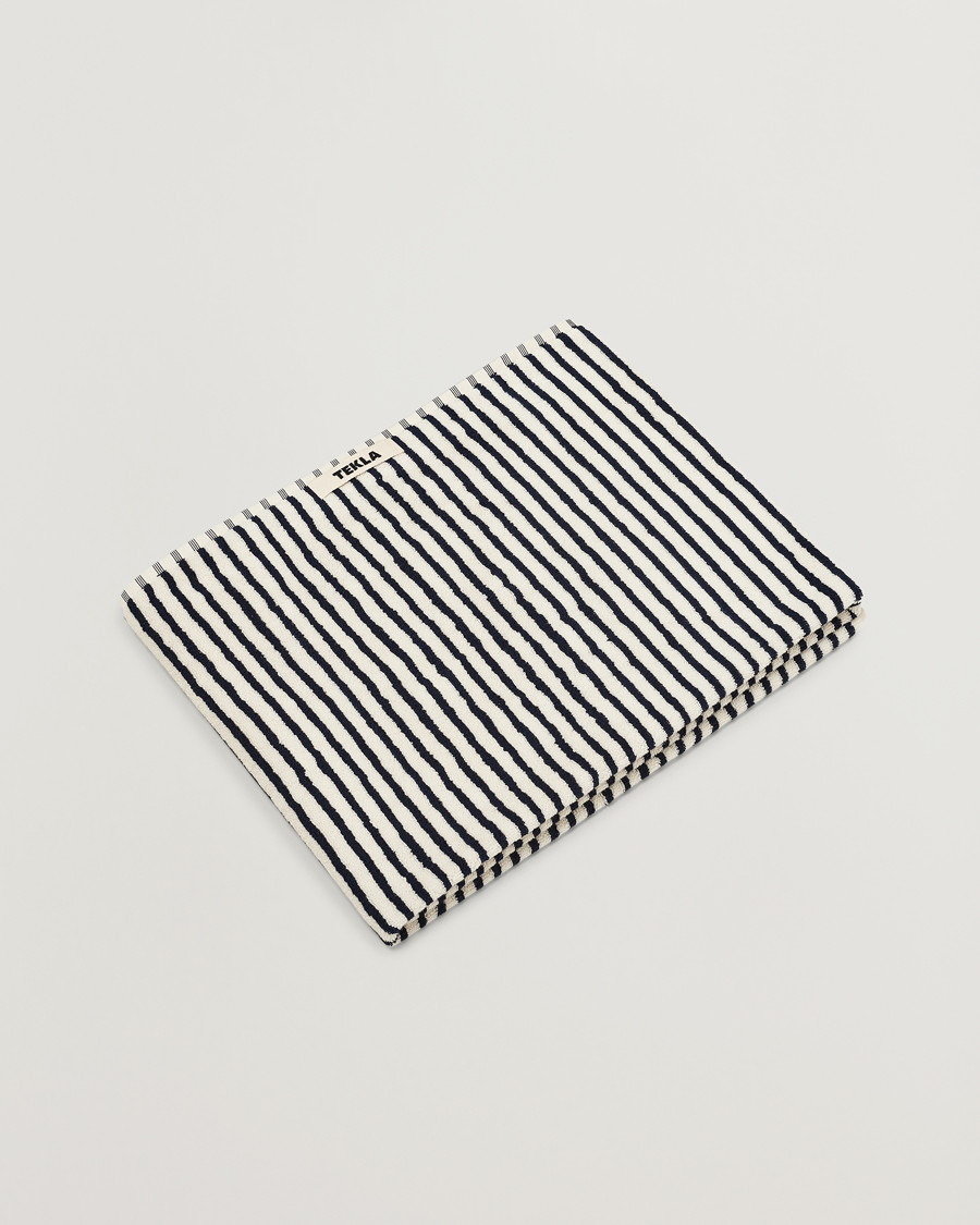 Herre | Tekla | Tekla | Organic Terry Bath Towel Sailor Stripes
