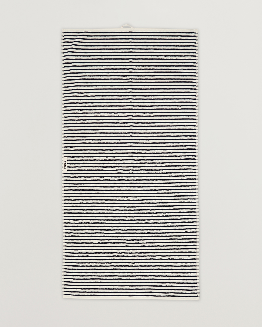 Herre | Tekstiler | Tekla | TeklaOrganic Terry Bath TowelSailor Stripes