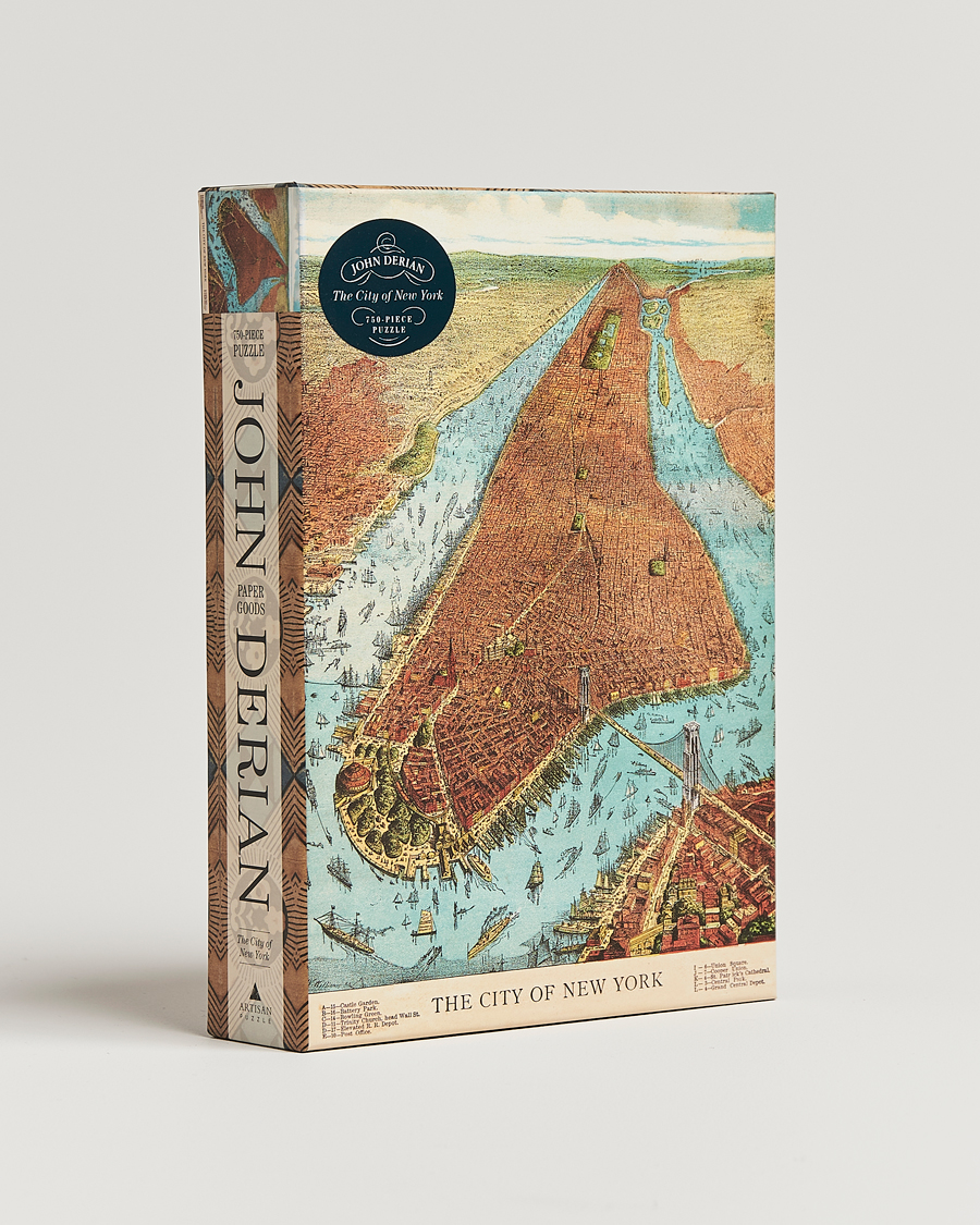 Herre | Spil & fritid | New Mags | John Derian-The City of New York 750 Pieces Puzzle