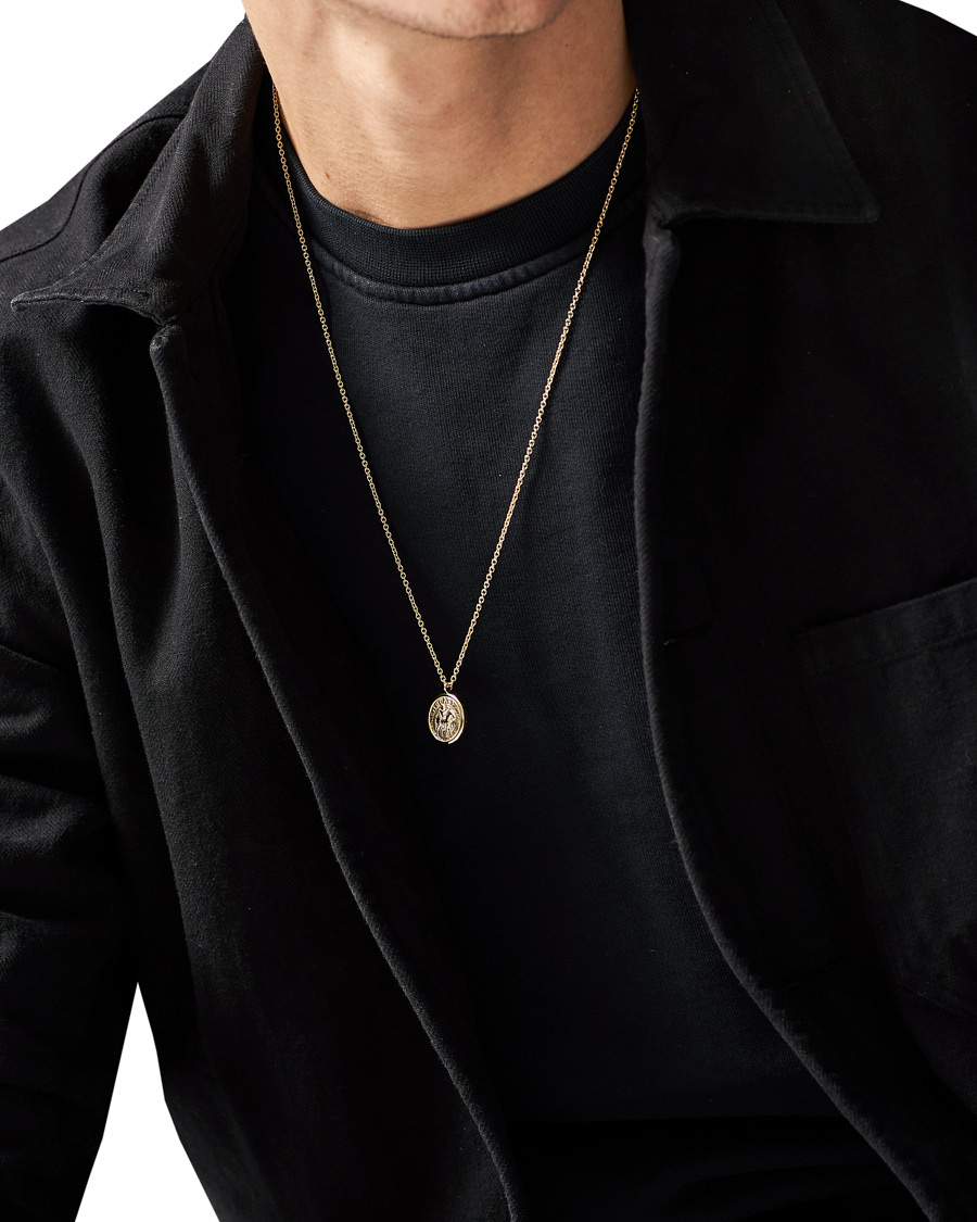 Herre | Tom Wood | Tom Wood | Coin Pendand Necklace Gold