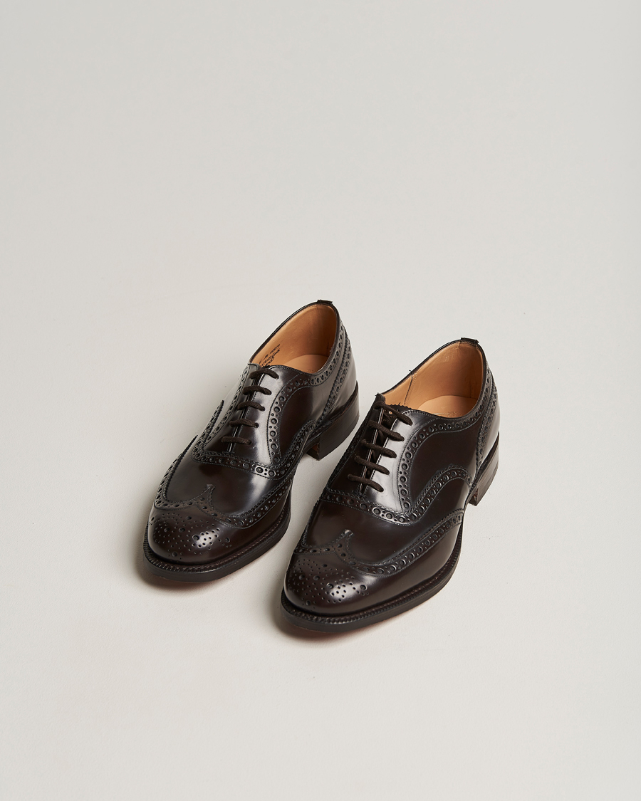 Herre | Håndlavede sko | Church\'s | Burwood Polished Binder Brogue Light Ebony