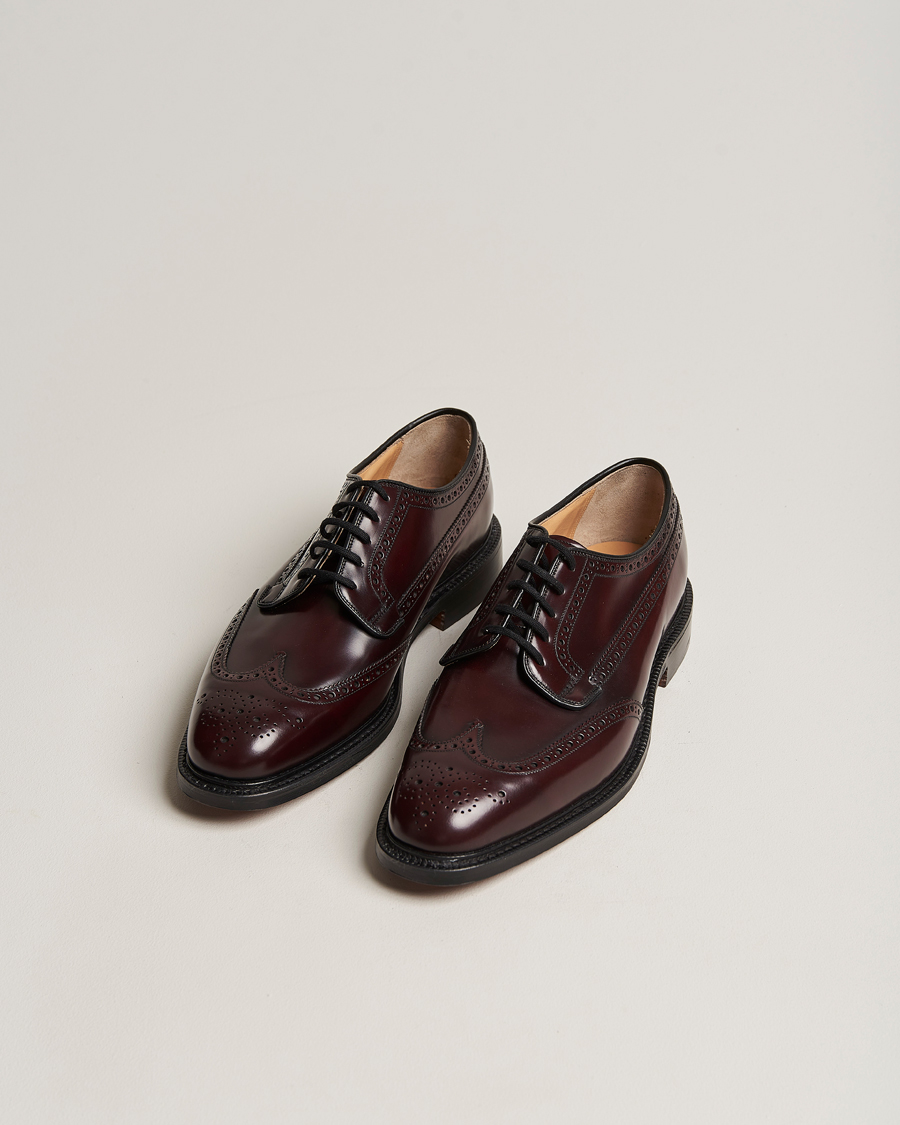 Herre | Brogues | Church\'s | Grafton Polished Binder Brogue Burgundy