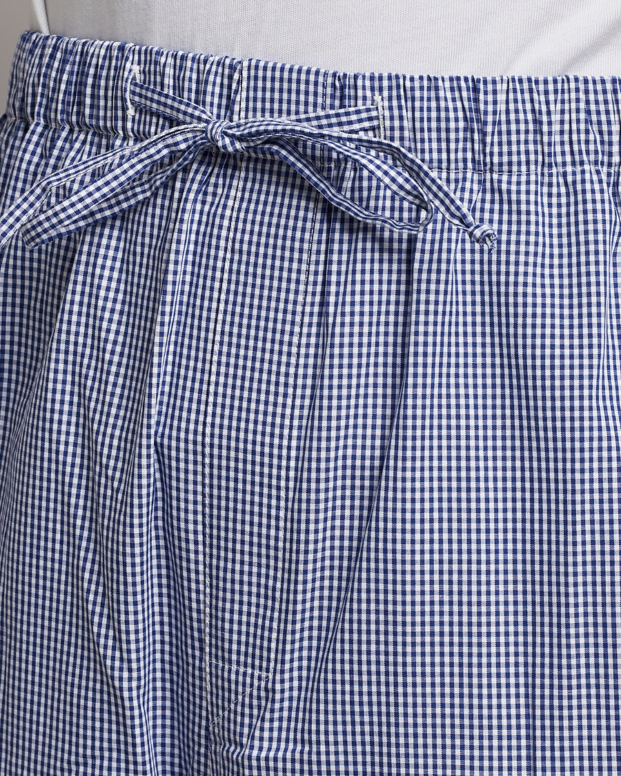 Herre | Pyjamas & Morgenkåber | Nufferton | Alf Checked Pyjama Set Blue/White