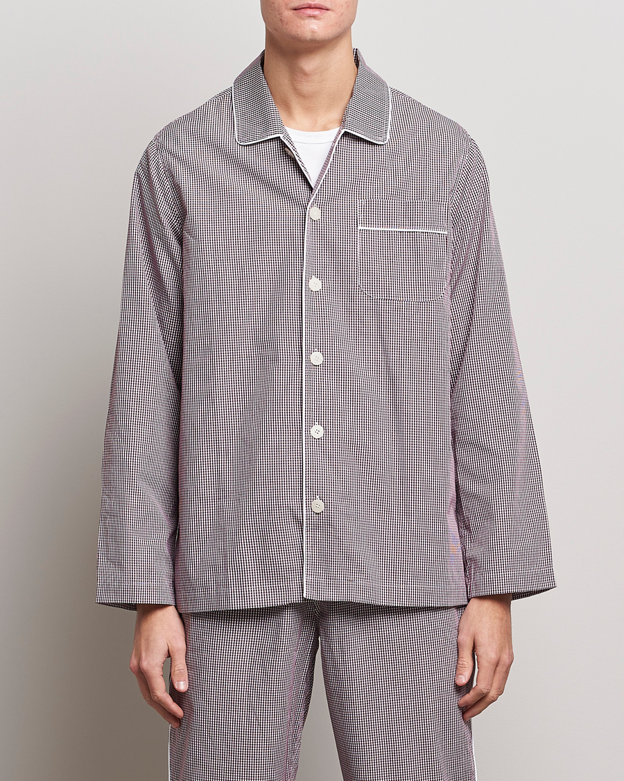 Herre | | Nufferton | Alf Checked Pyjama Set Brown/White