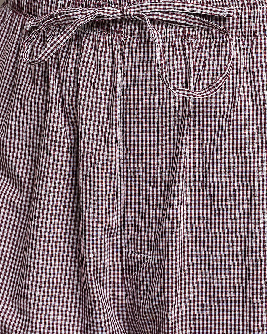 Herre | Pyjamas & Morgenkåber | Nufferton | Alf Checked Pyjama Set Brown/White