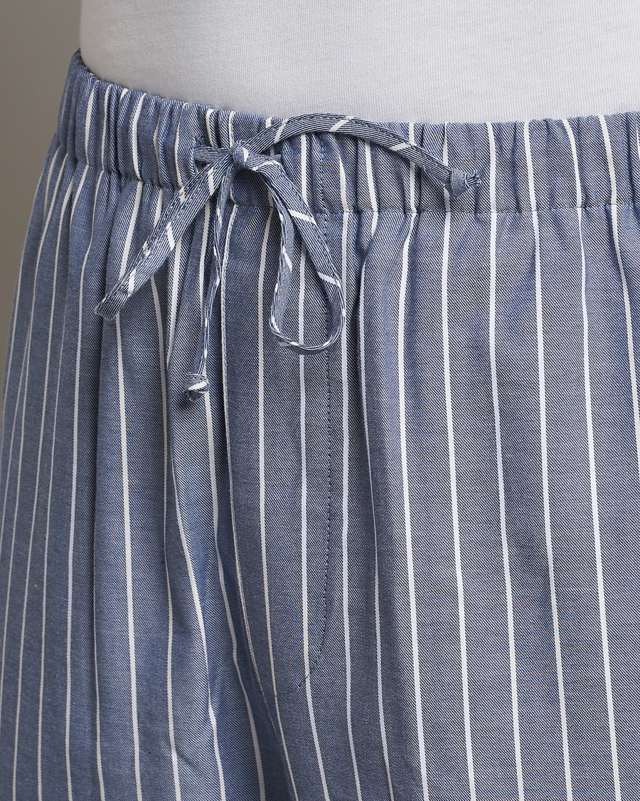 Herre | | Nufferton | Uno Mini Stripe Pyjama Set Navy/White
