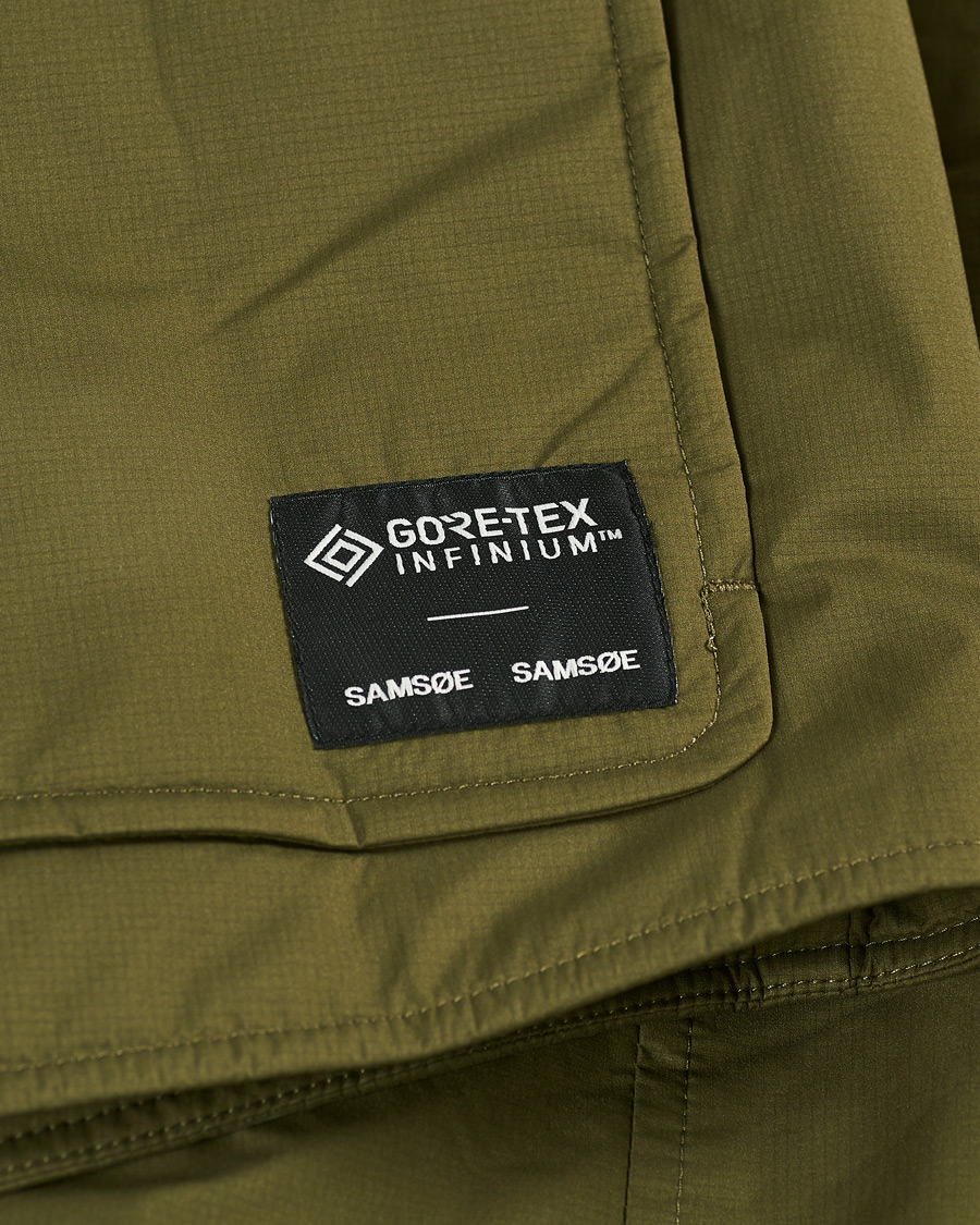 Herre | Jakker | Samsøe Samsøe | Samsøe & Samsøe Tony Gore-Tex Shirt Jacket Ivy Green