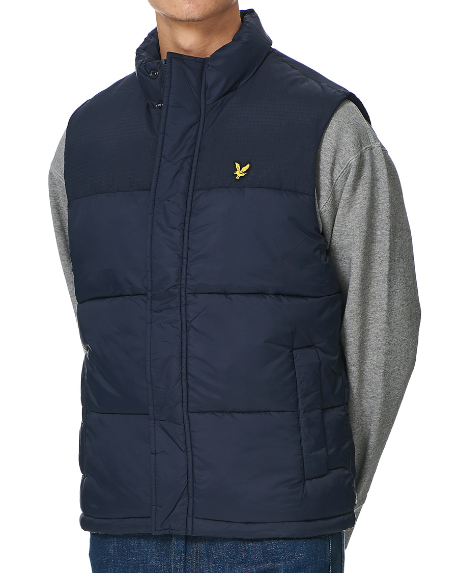Herre | Jakker | Lyle & Scott | Wadded Gilet Vest Dark Navy
