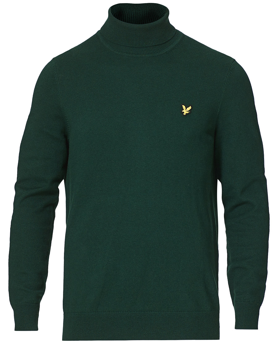 Herre | Trøjer | Lyle & Scott | Rollneck Dark Green