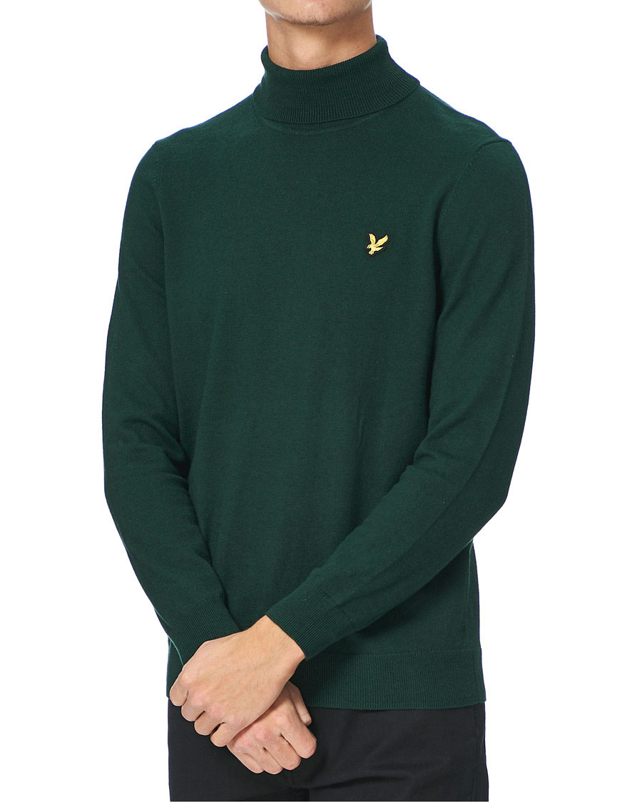 Herre | Trøjer | Lyle & Scott | Rollneck Dark Green
