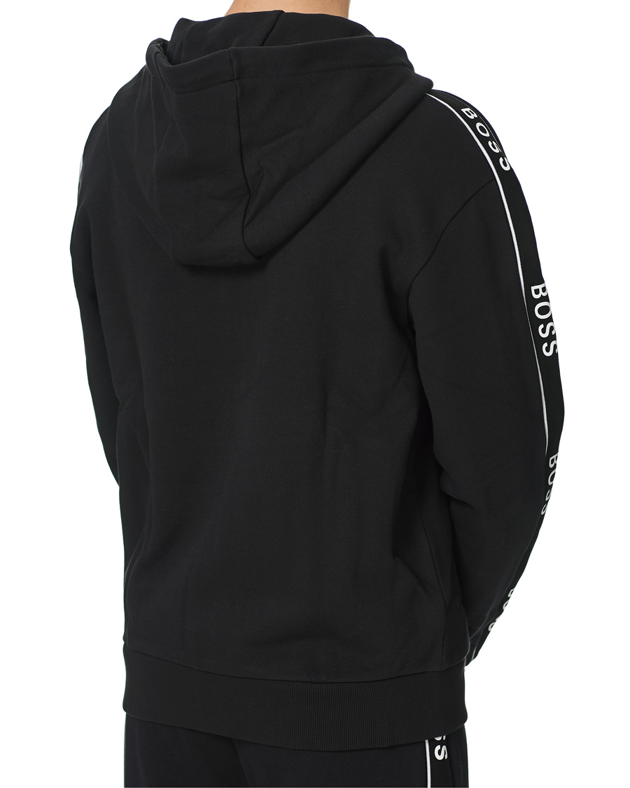 Herre | Trøjer | BOSS BLACK | BOSS Seeger Unwrapped Full Zip Hoodie Black