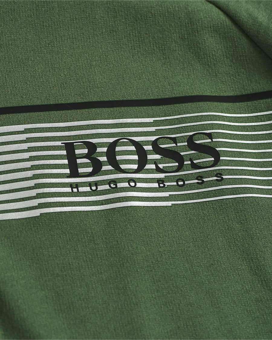 Herre | Trøjer | BOSS BLACK | BOSS Authentic Full Zip Hoodie Green