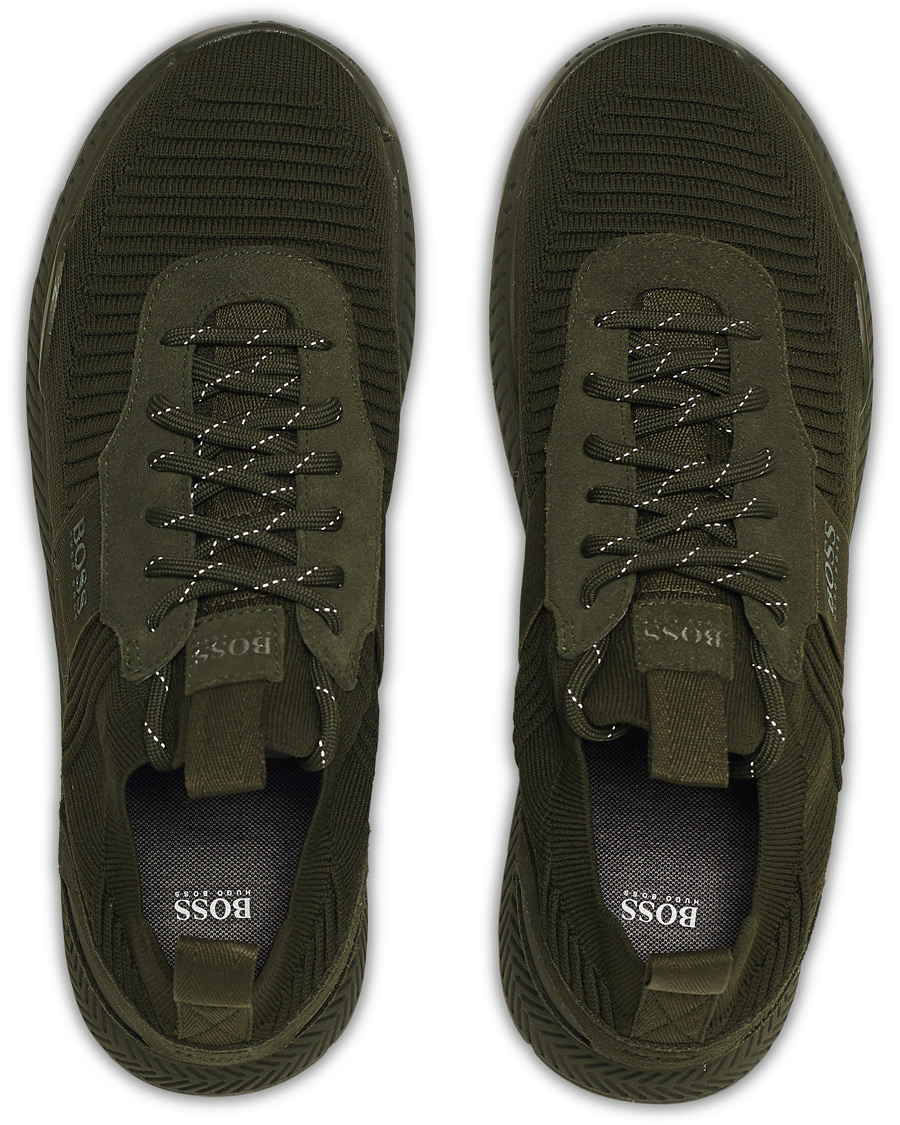 Herre | BOSS Titanium Running Sneaker Dark Green | BOSS BLACK | BOSS Titanium Running Sneaker Dark Green