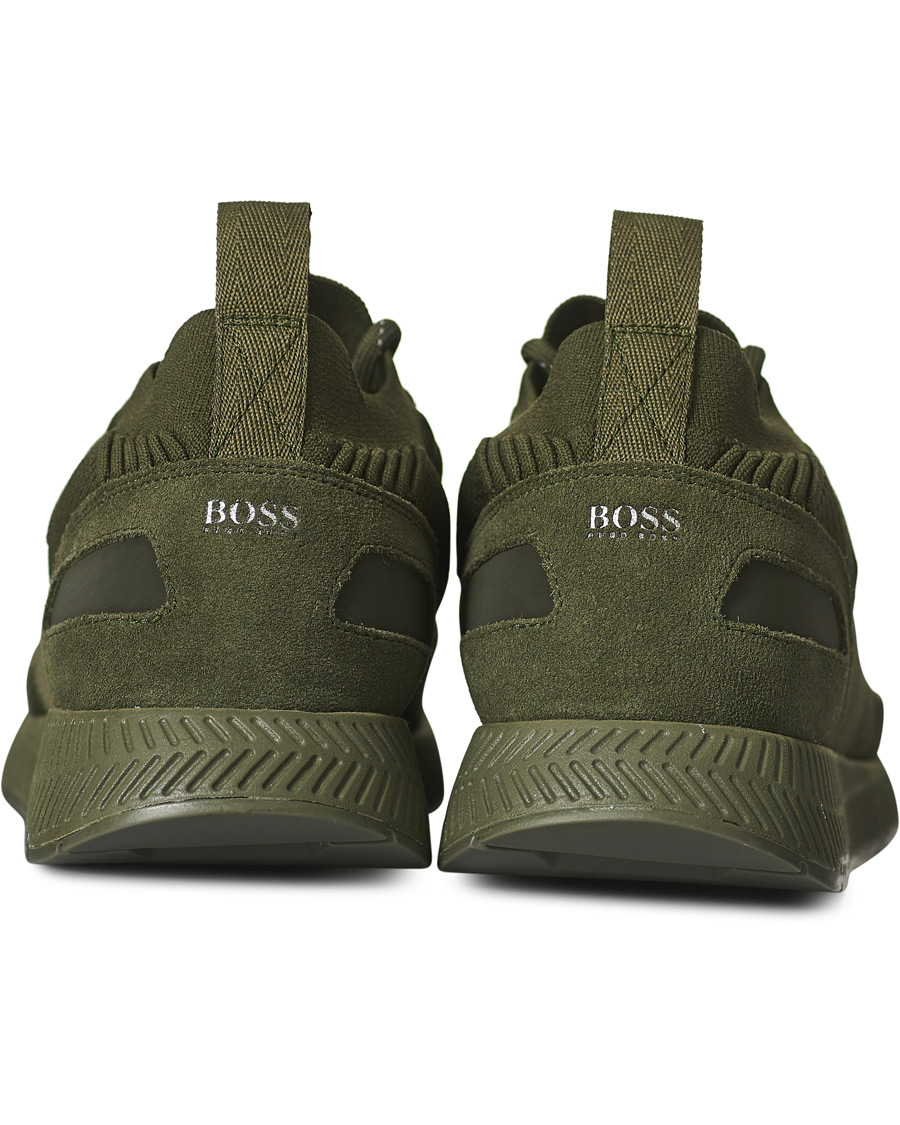Herre | BOSS Titanium Running Sneaker Dark Green | BOSS BLACK | BOSS Titanium Running Sneaker Dark Green