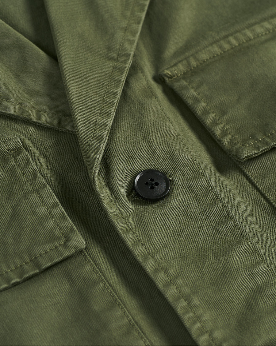 Herre | Skjorter | BOSS ORANGE | BOSS Casual Leasy Pocket Overshirt Open Green
