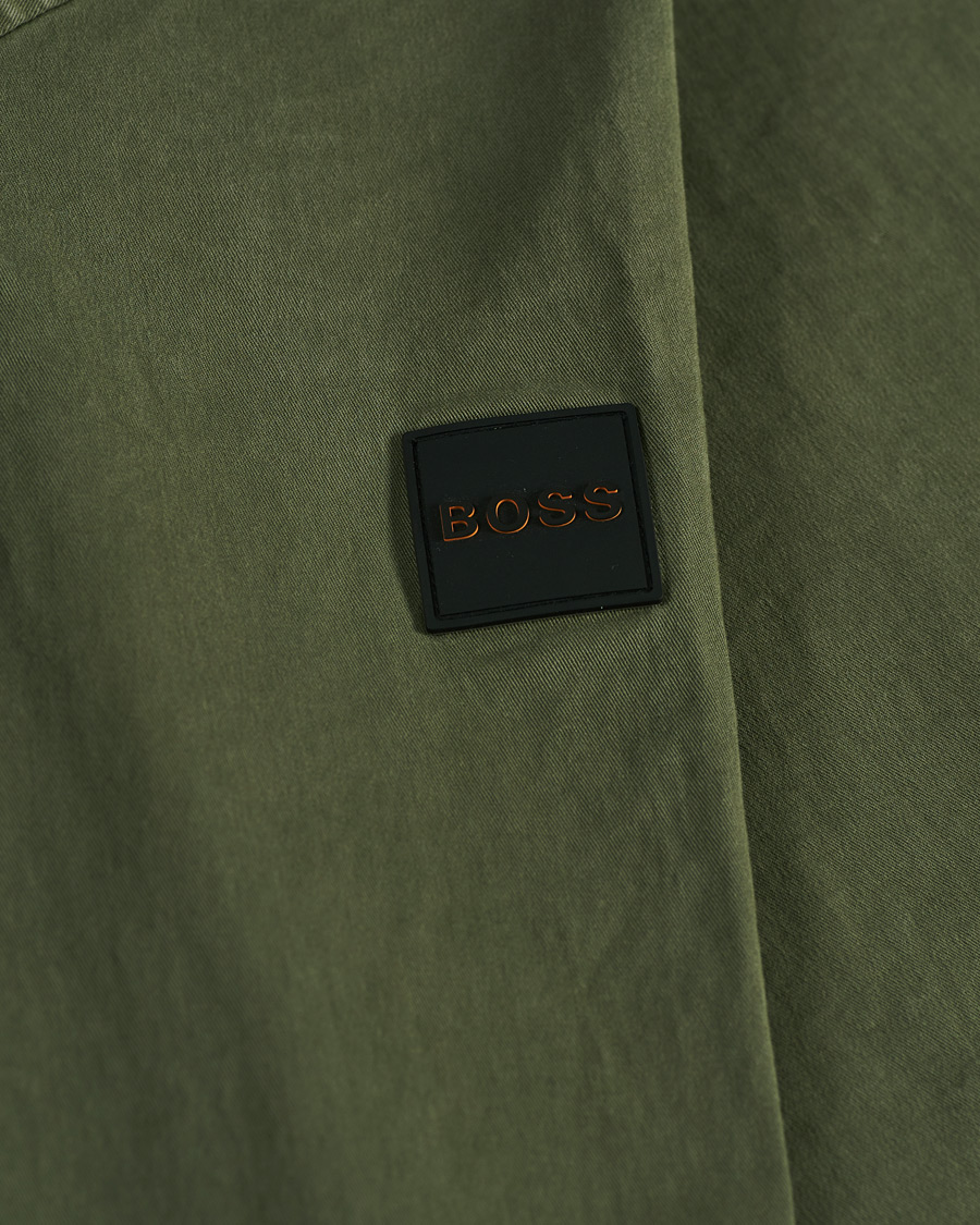Herre | Skjorter | BOSS ORANGE | BOSS Casual Leasy Pocket Overshirt Open Green