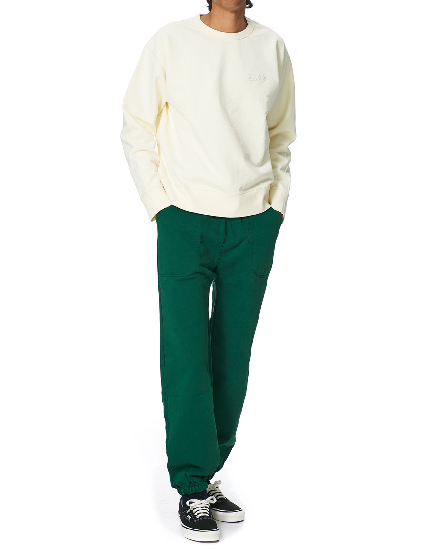 Herre | Bukser | Drake's | Cotton Jogging Bottoms Green