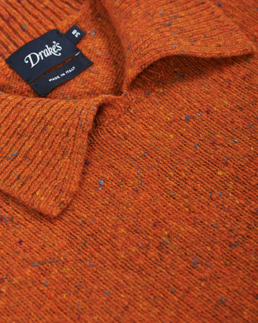 Herre | Trøjer | Drake's | Merino Integral Collar Firefly