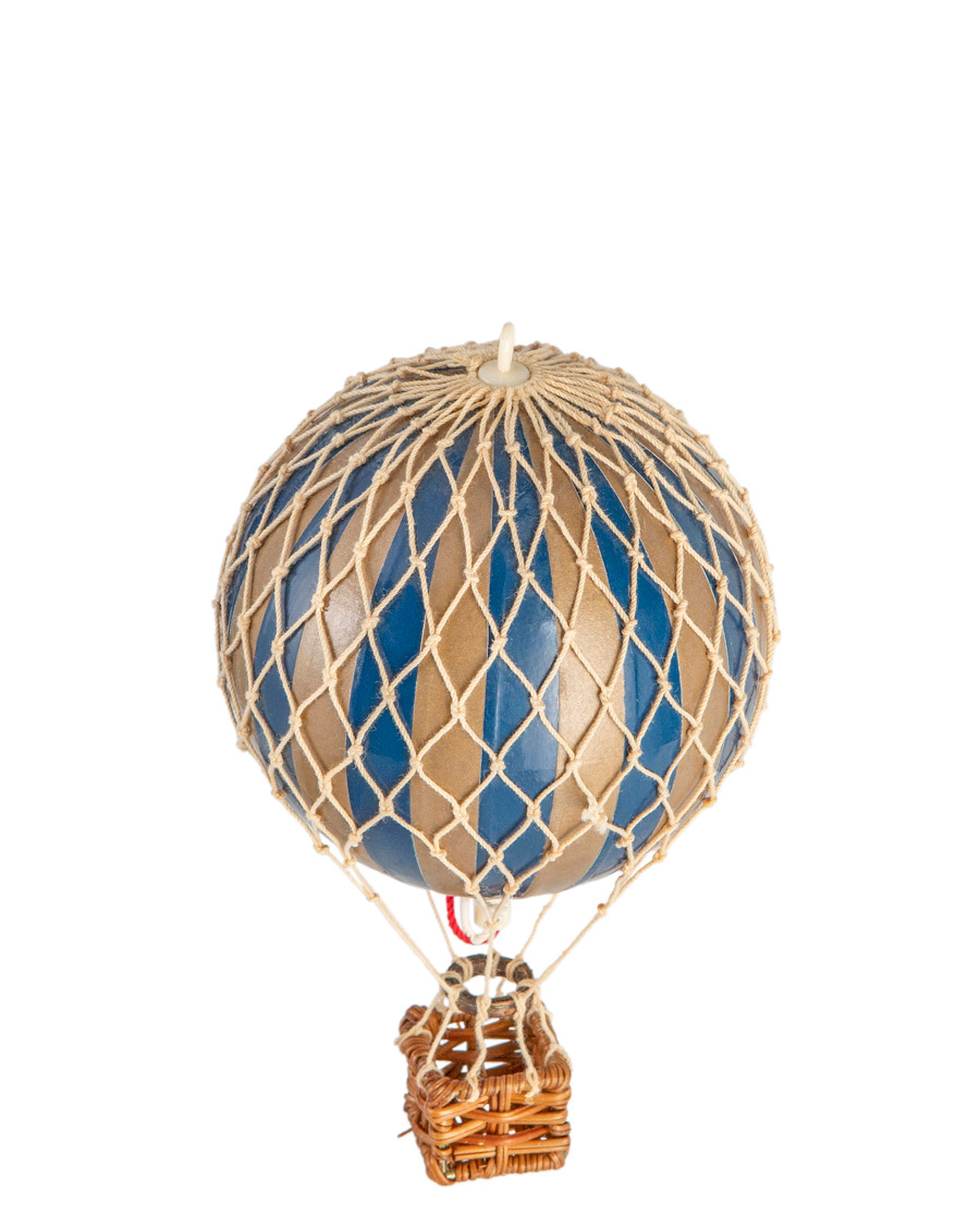 Herre | | Authentic Models | Floating In The Skies Balloon Gold Navy