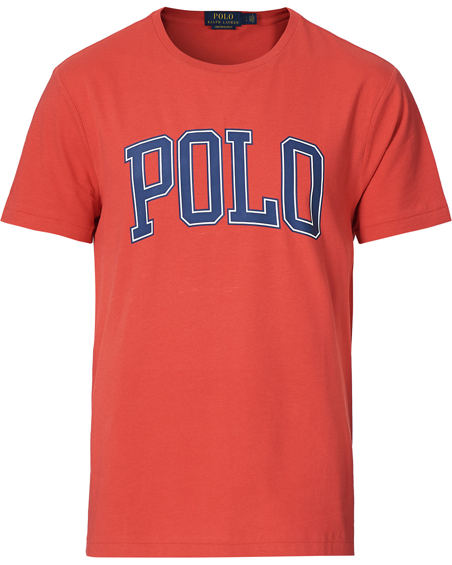 Herre | T-Shirts | Polo Ralph Lauren | Logo Crew Neck Tee Starboard Red