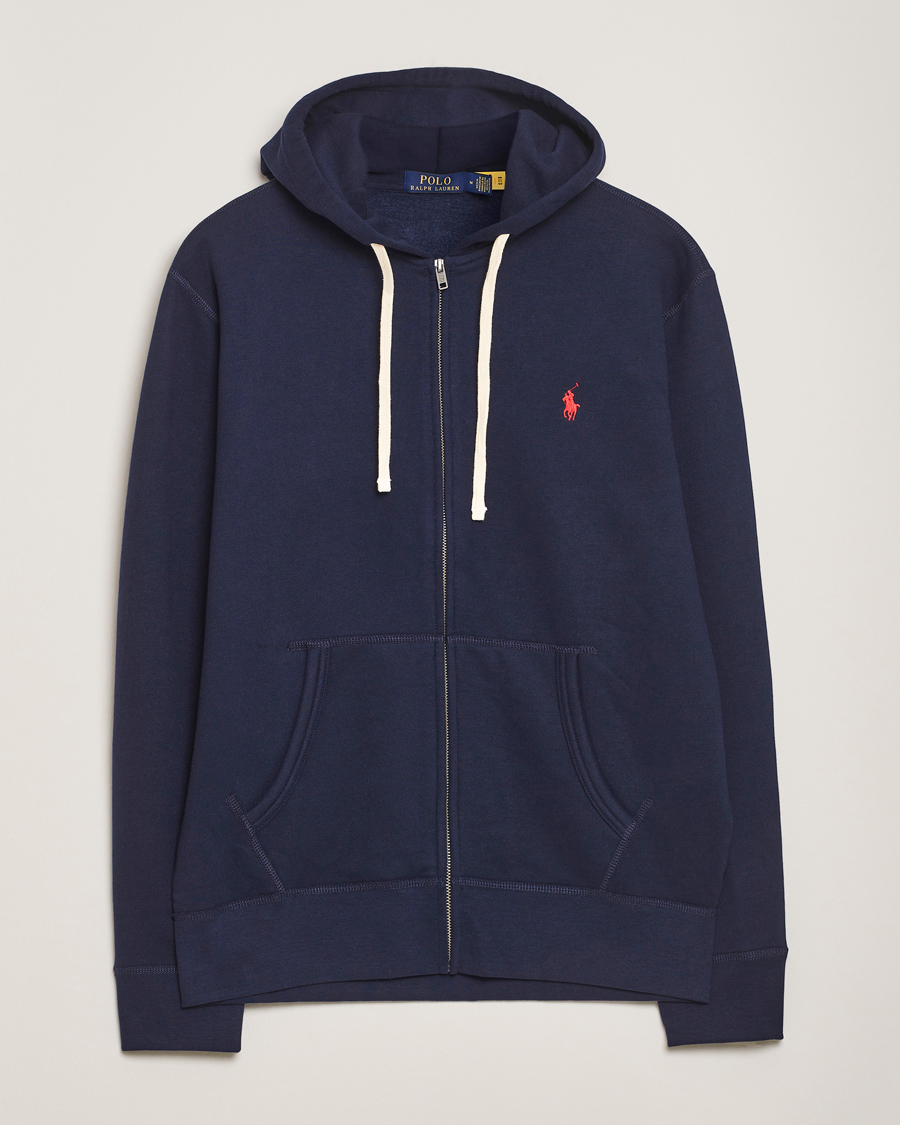 Herre | Trøjer | Polo Ralph Lauren | Fleece Full Zip Hoodie Cruise Navy