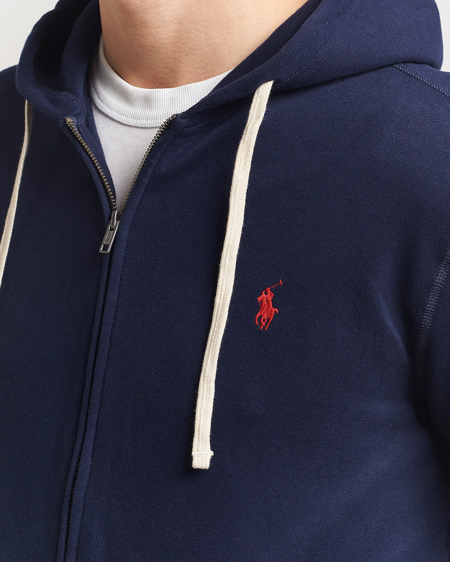 Herre | Trøjer | Polo Ralph Lauren | Fleece Full Zip Hoodie Cruise Navy