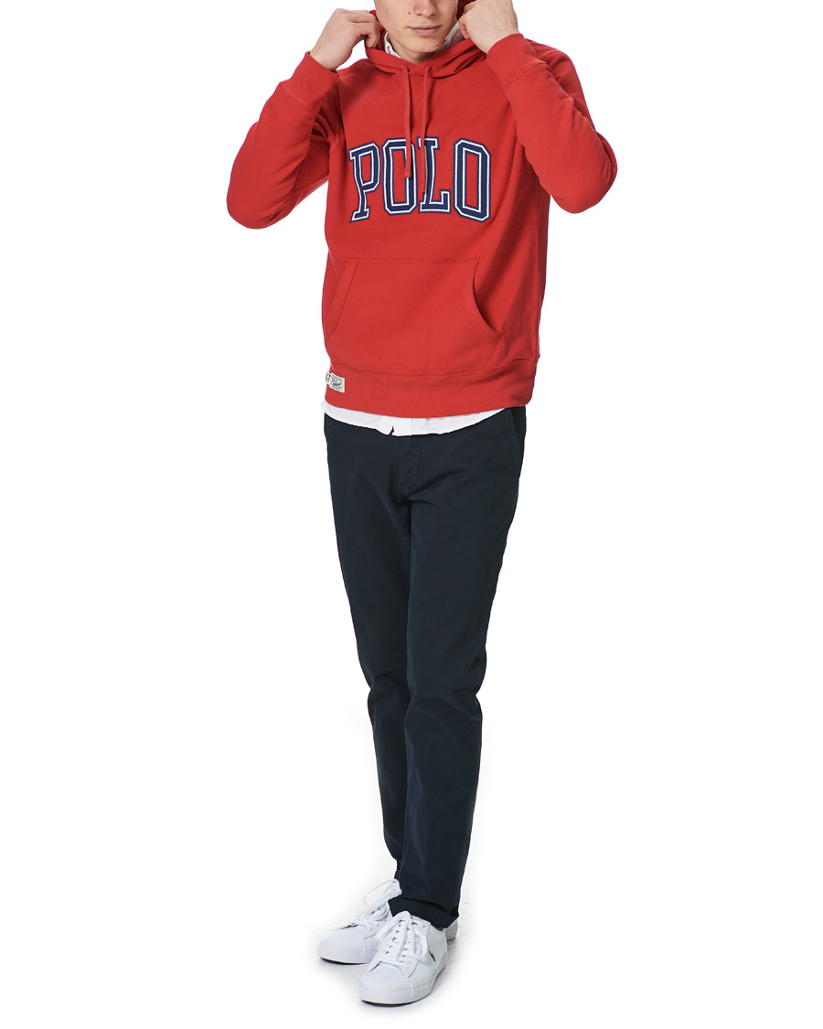 Herre | Trøjer | Polo Ralph Lauren | Logo Hoodie Starboard Red