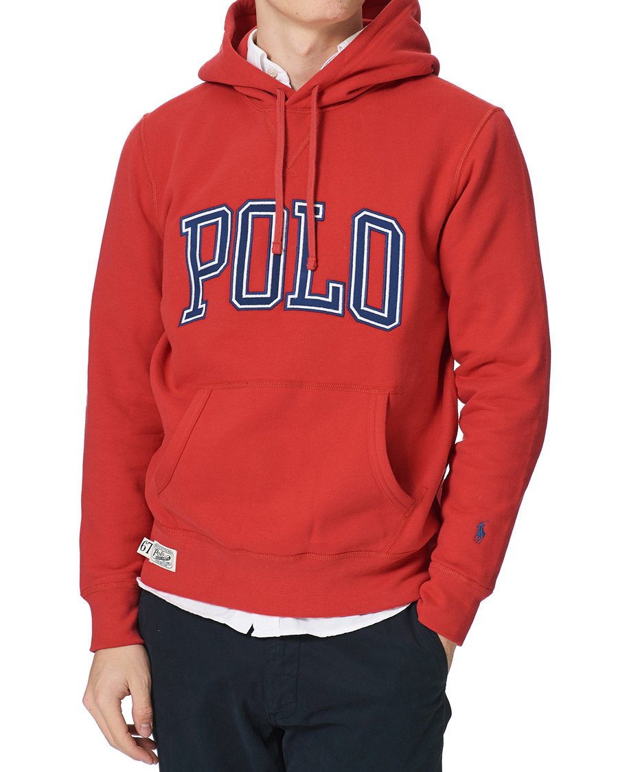 Herre | Trøjer | Polo Ralph Lauren | Logo Hoodie Starboard Red